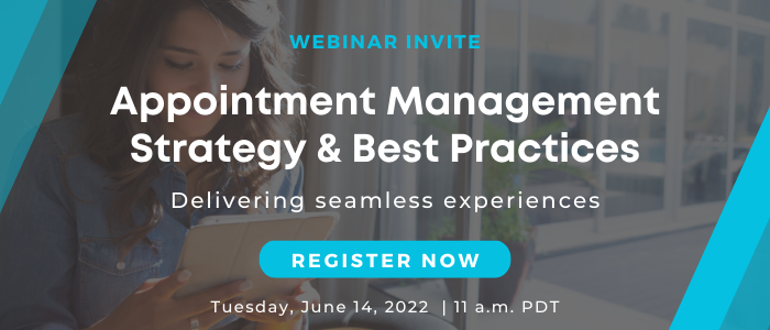 Appointment Management Strategy and Best Practices Blog Webinar Invite